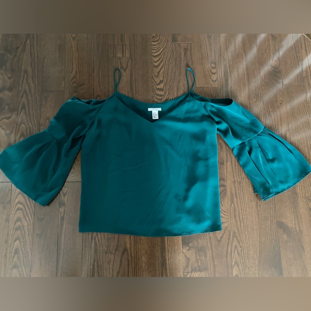 H&M green blouse - size 12